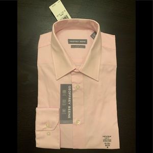 Geoffrey Beene Flex Collar Slim Fit Dress Shirt Size M (15-15 1/2) 34-35 NWT
